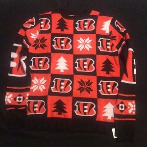 Cincinnati Bengals Christmas Sweater NWT